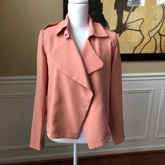 Mustard Seed Jackets & Blazers - Mustard Seed Asymmetrical Open Jacket Blazer